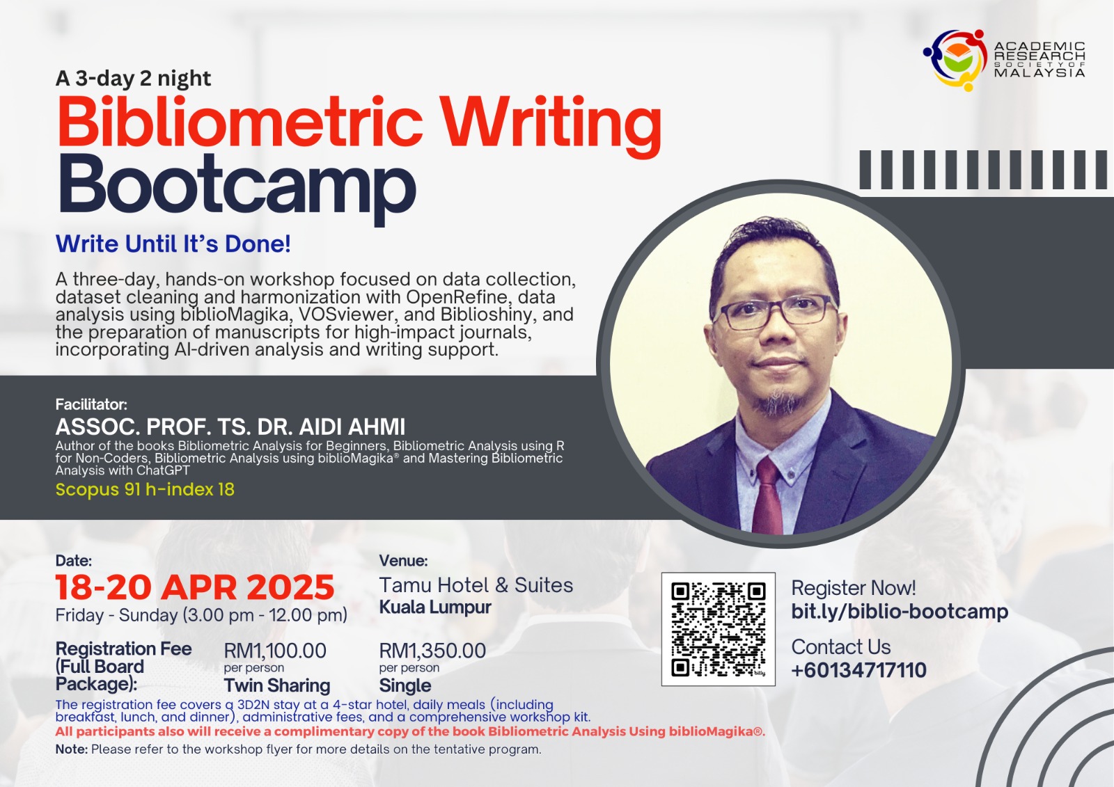 Bibliometrics Writing Bootcamp: Write Until It's Done!